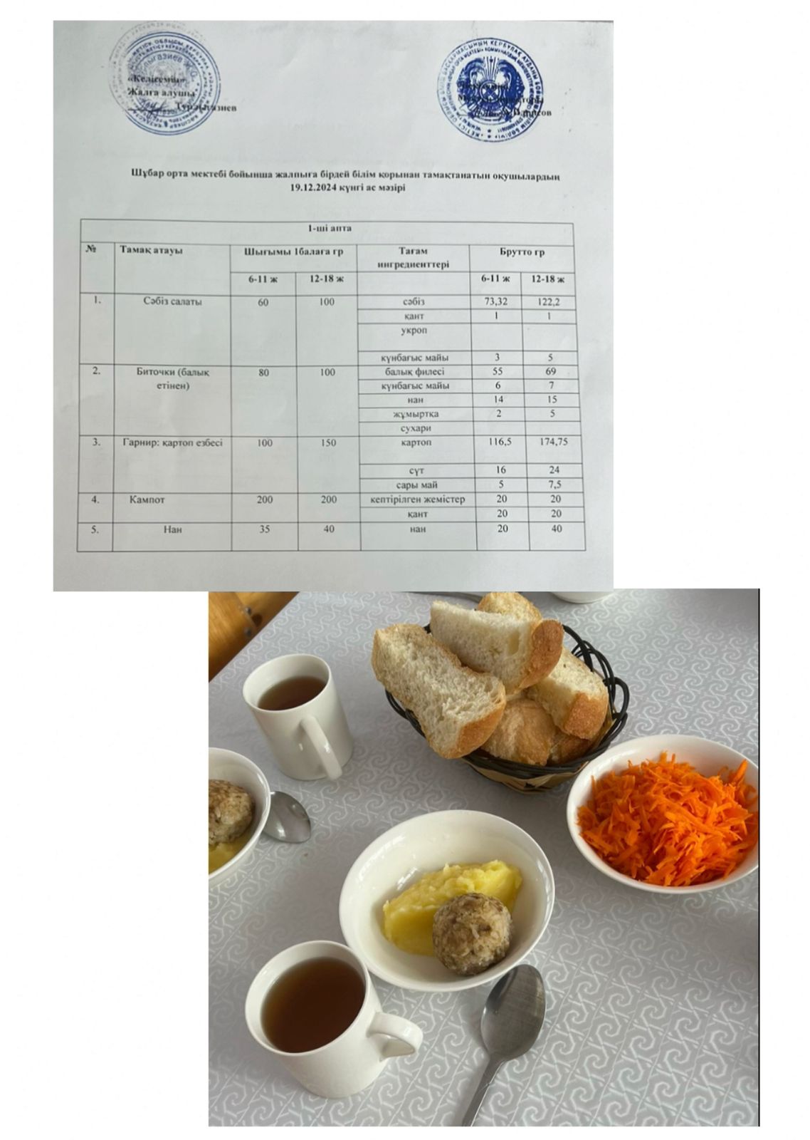 Ас мәзірі