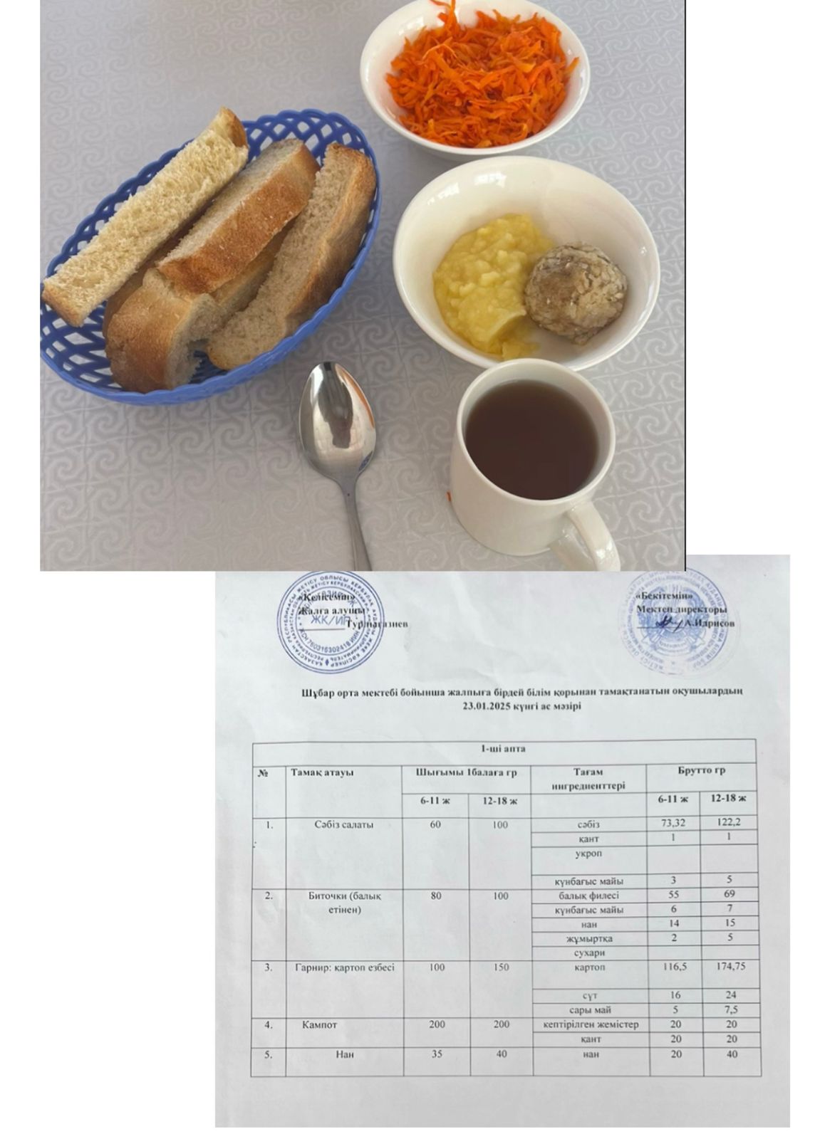 Ас мәзірі