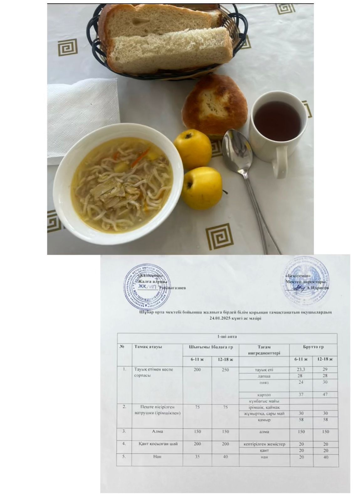 Ас мәзірі