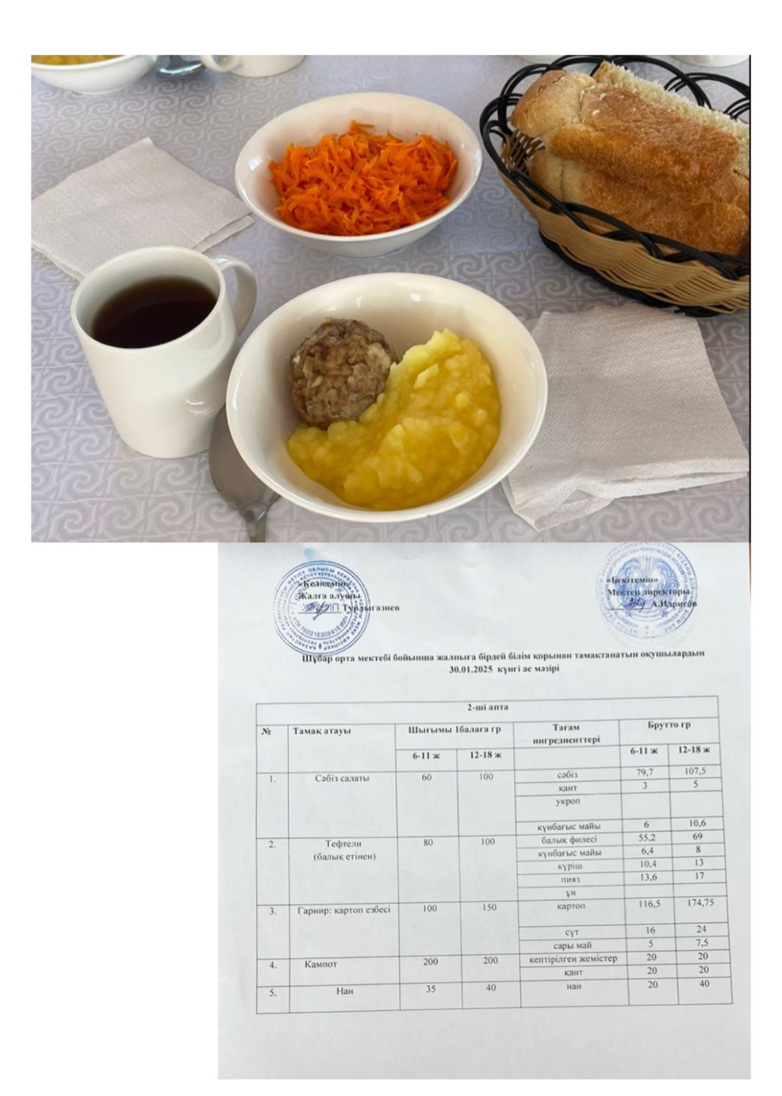 Ас мәзірі